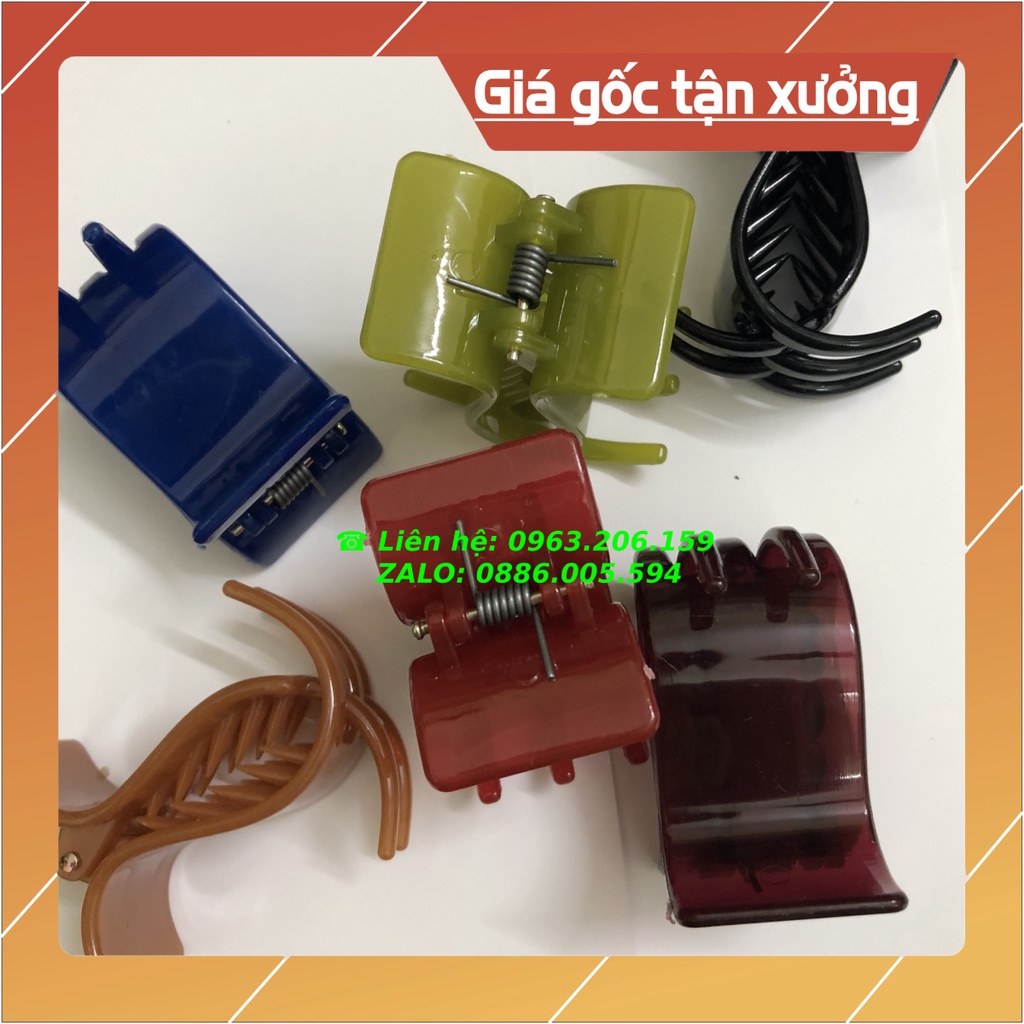 [HOT] Kẹp Tóc Càng Cua Đa Sắc 5 Răng To Dày Cá Tính, Thời Trang, Phong Cách, Chắc Chắn