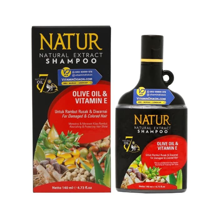 (Hàng Mới Về) Dầu Gội Natur Chứa Vitamin E 140 ml Chăm Sóc Tóc