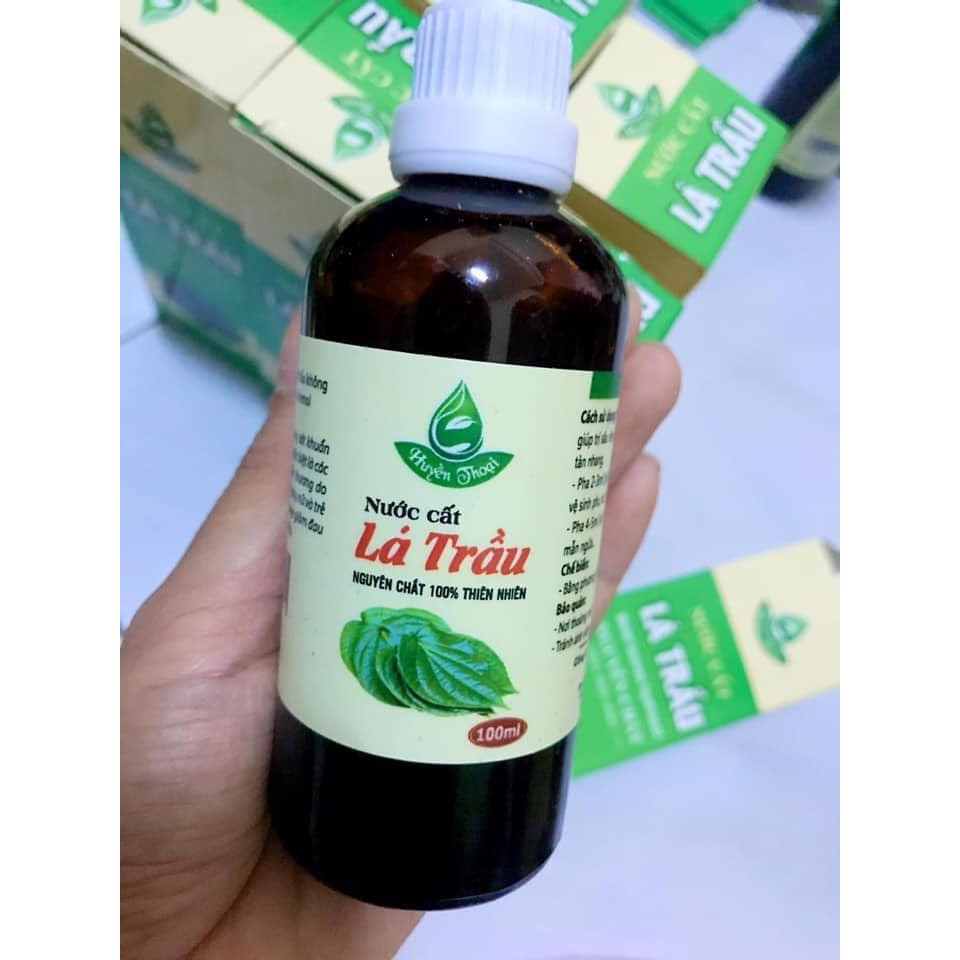 Nước cất LÁ TRẦU Huyền Thoại 100% thiên nhiên (100ml)