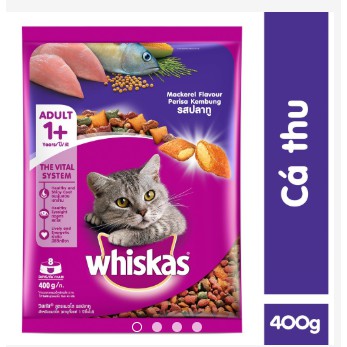 bộ 12 gói Thức ăn mèo Whiskas (có nhiều vị cho khách lựa chọn) dạng túi 80g