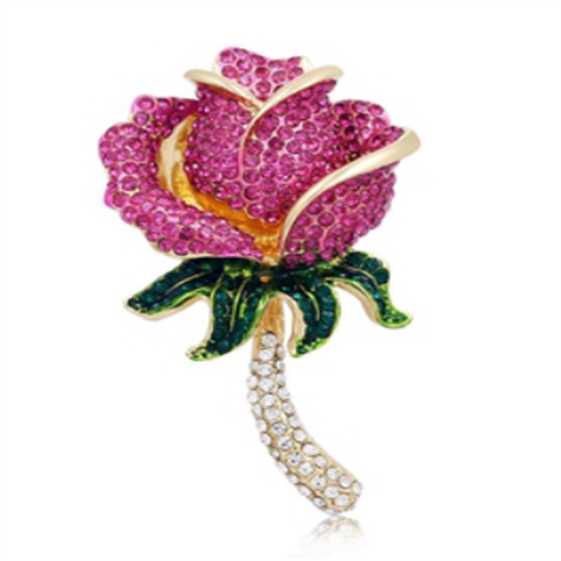 Ghim Cài Áo Hình Hoa Quả Đính Đá Tinh Xảo Thời Trang Cao Cấp Cho Nữ