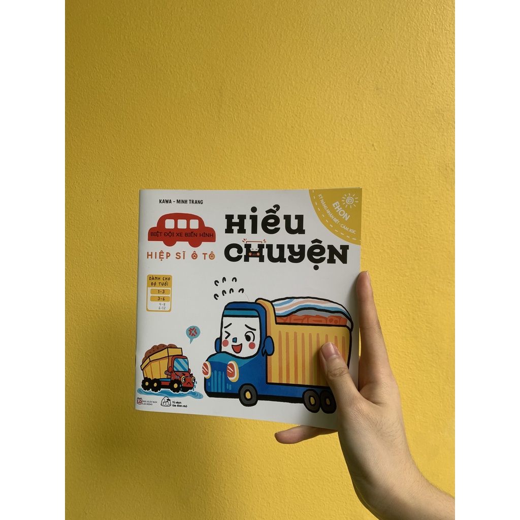 Sách Ehon Kỹ Năng Nhận Biết Cảm Xúc - Biệt Đội Xe Biến Hình - Hiệp Sĩ Ô Tô (Bộ 6 quyển)