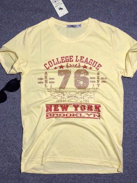 Áo thun ngắn tay thời trang nam 76 có size to người trên 80kg