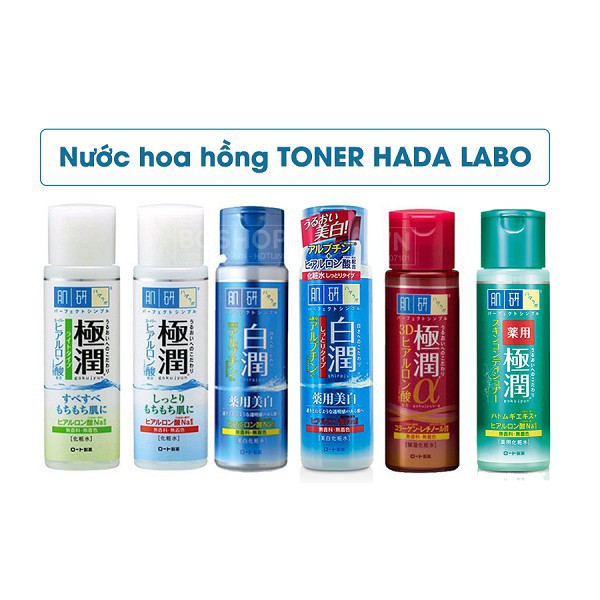 Nước hoa hồng Hada Labo Gokujyun Super Hyaluronic Acid Lotion 170ml