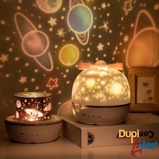 Đèn ngủ chiếu sao, cổ tích, đại dương, sinh nhật xoay tự động đèn LED lãng mạn - Đèn Chiếu Sao 3D