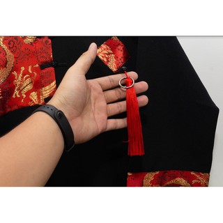 Áo Shanghai mix Gấm Rồng