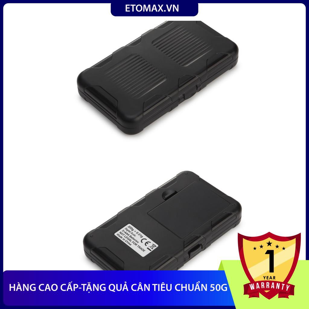 Cân tiểu ly bỏ túi CX-Series 50g/0.001 gram, đã hiệu chuẩn tặng kèm quả cân 50g, chính xác tới miligram