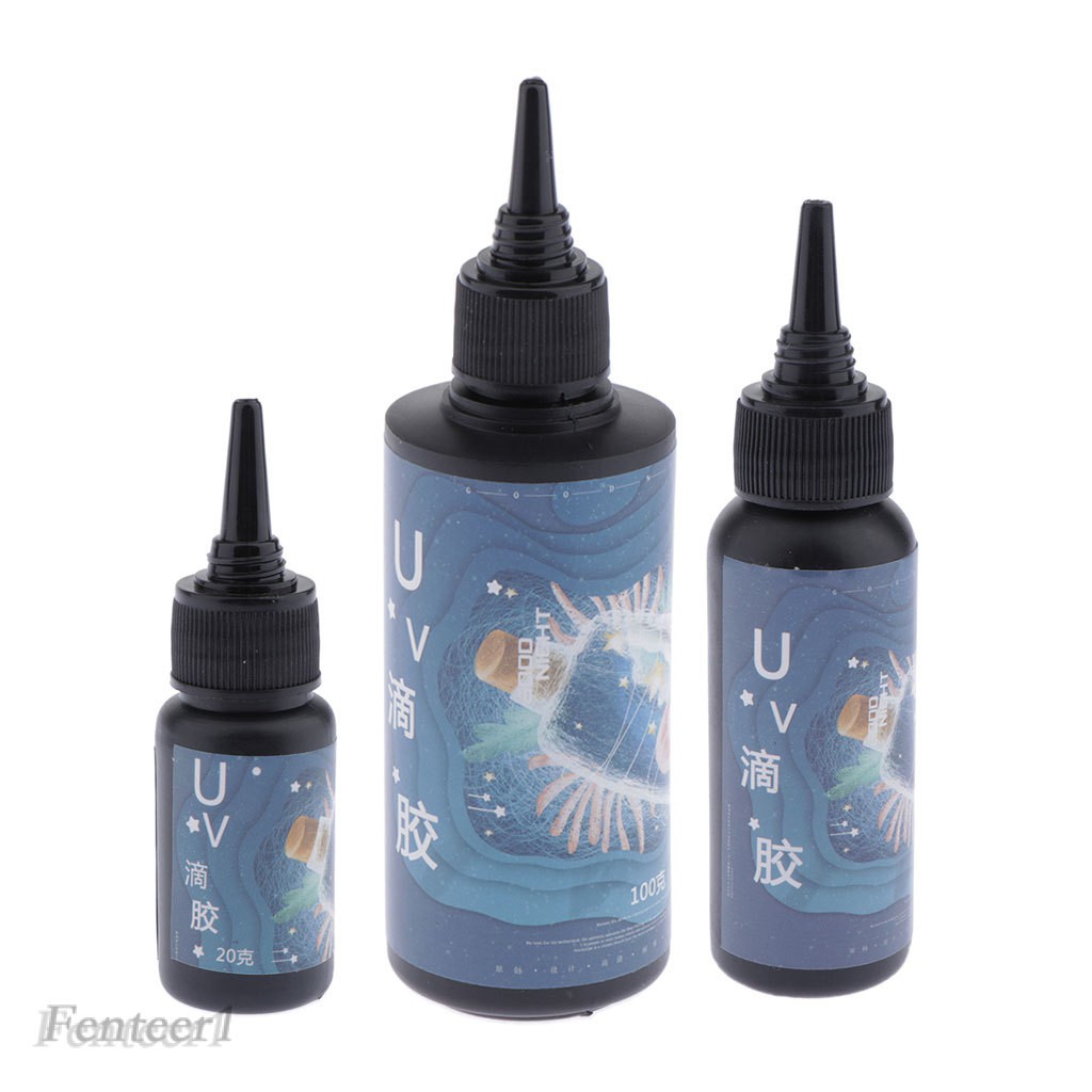 20 / 50 / 100g Vật Liệu Epoxy Resin Không Độc Hại Làm Đồ Thủ Công DIY
