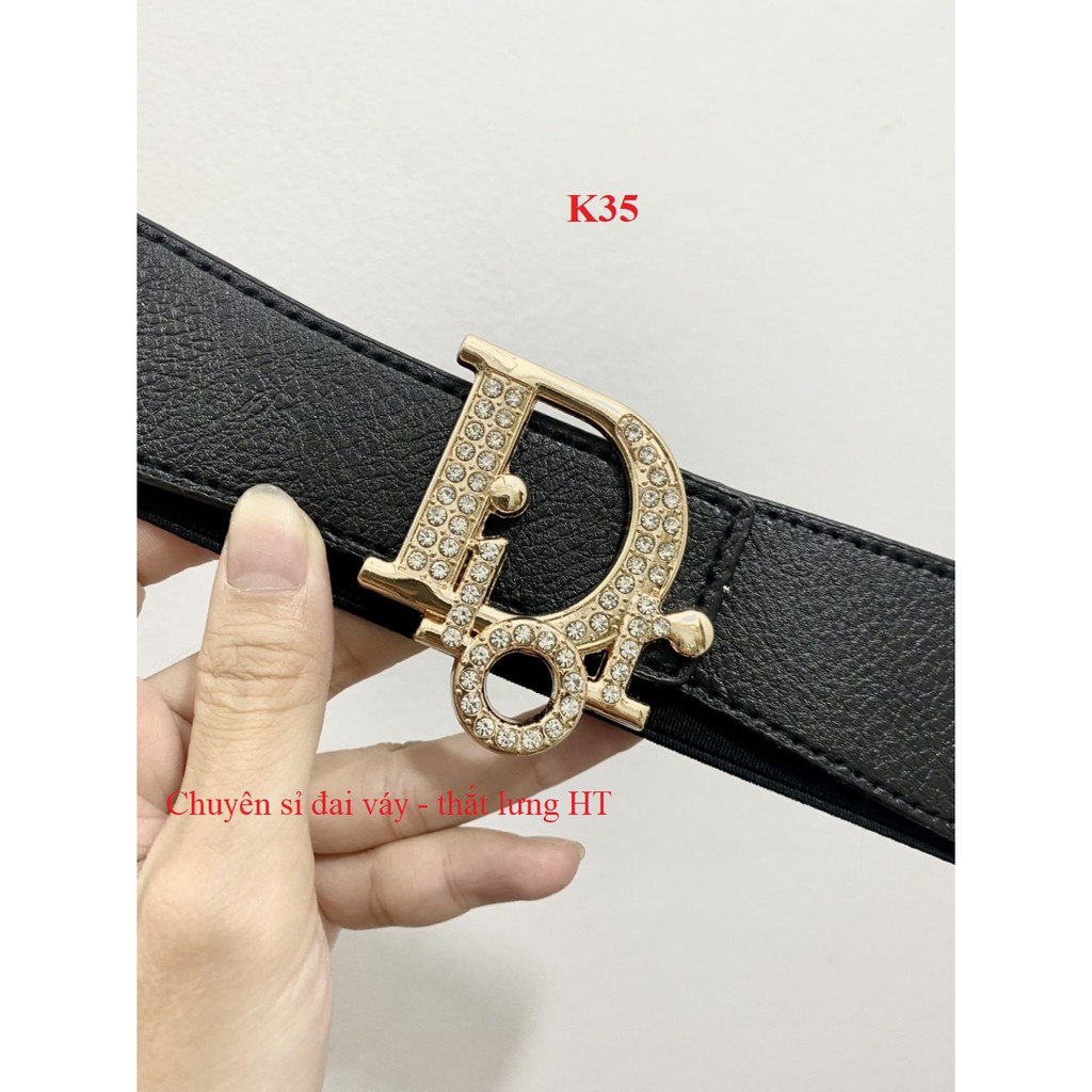 Đai váy D đá bản 4cm K35