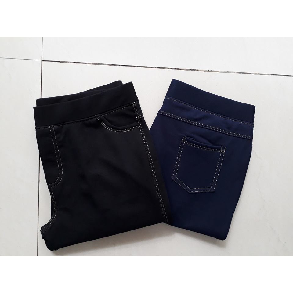 (BÁN SỈ)QUẦN LEGGING GIẢ JEAN 4 TÚI loại 1- MUA 2 QUẦN TẶNG 1 ÁO THUN | BigBuy360 - bigbuy360.vn