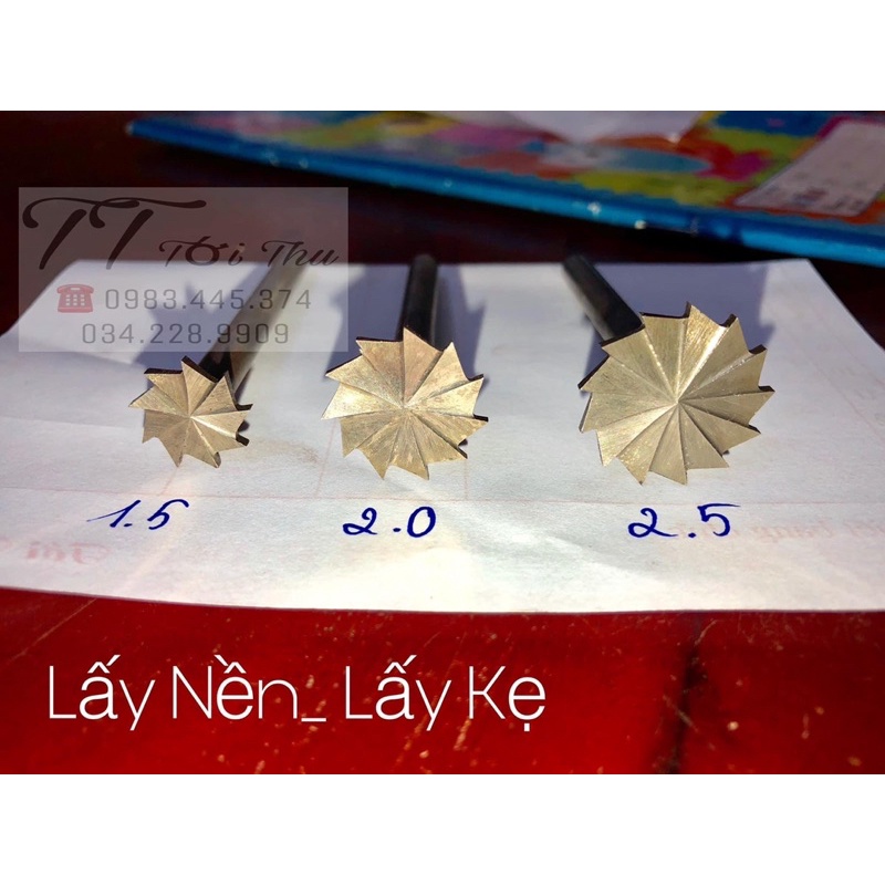 Mũi doa nền tranh, lấy kẹ cốt 6mm
