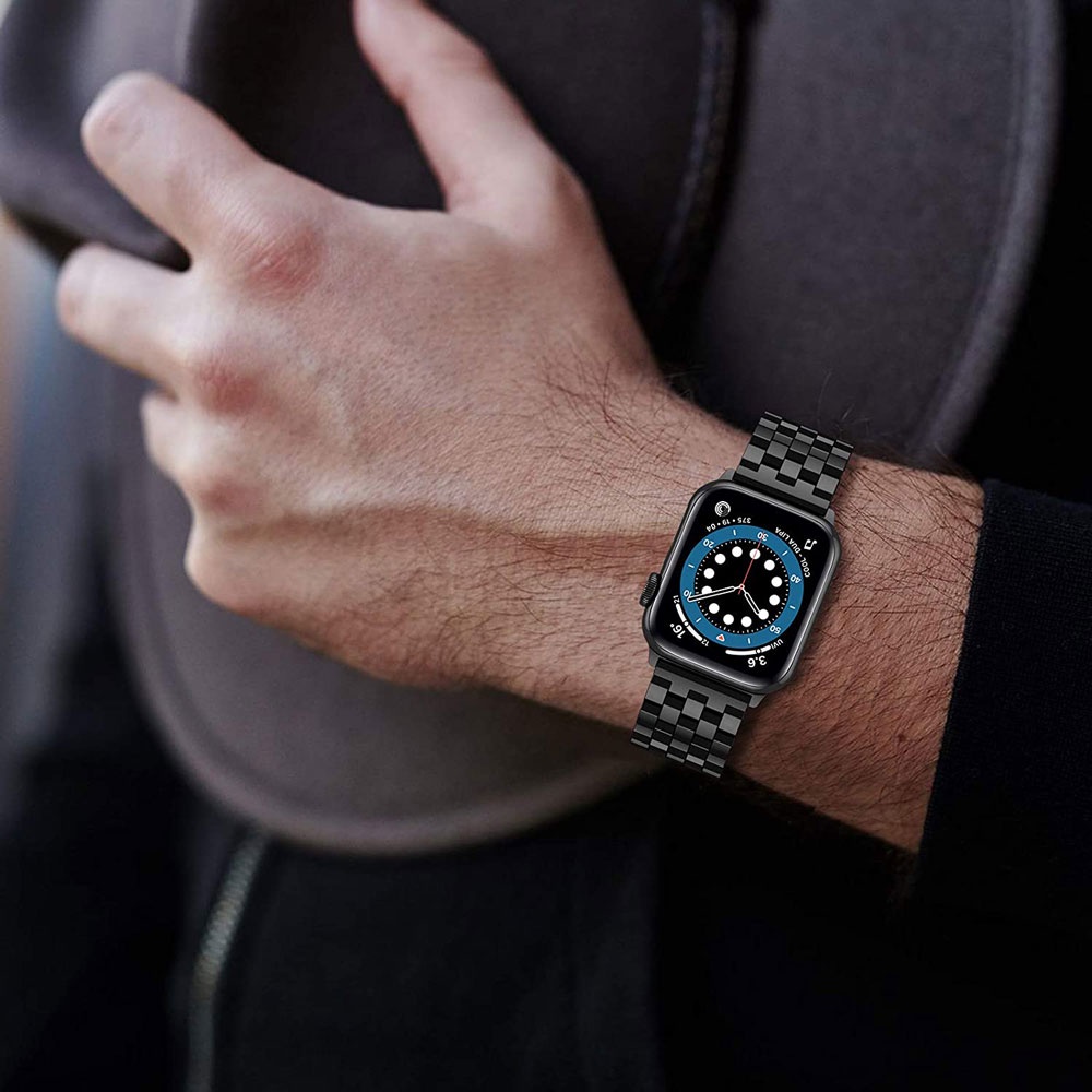 Dây Đeo Bằng Thép Không Gỉ Cho Đồng Hồ Apple Watch 7 6 SE 5 4 3 45mm 41mm 44mm 40mm 38mm 42mm