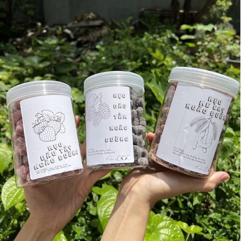 Kẹo me cay ngào đường - ô mai me cay vừa chua vừa ngọt hũ 500g ăn vặt