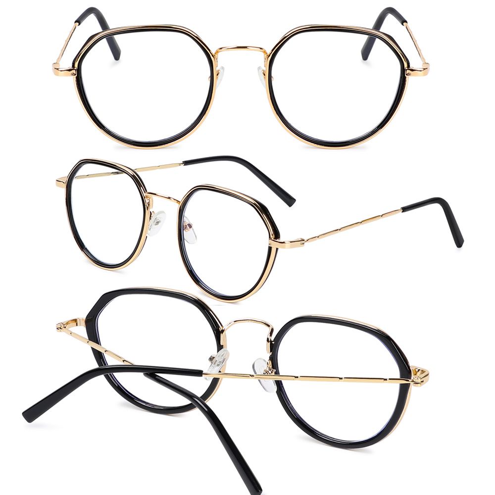 Mắt kính gọng tròn vintage thời trang