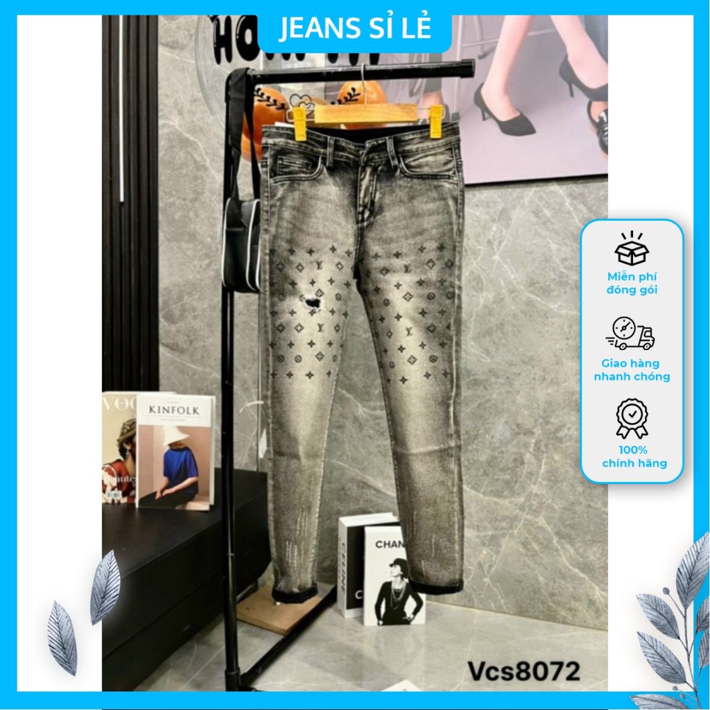 Quần jean nam dài VS1290 họa tiết sọc phong cách trẻ trung năng động – Shop jean sỉ lẻ