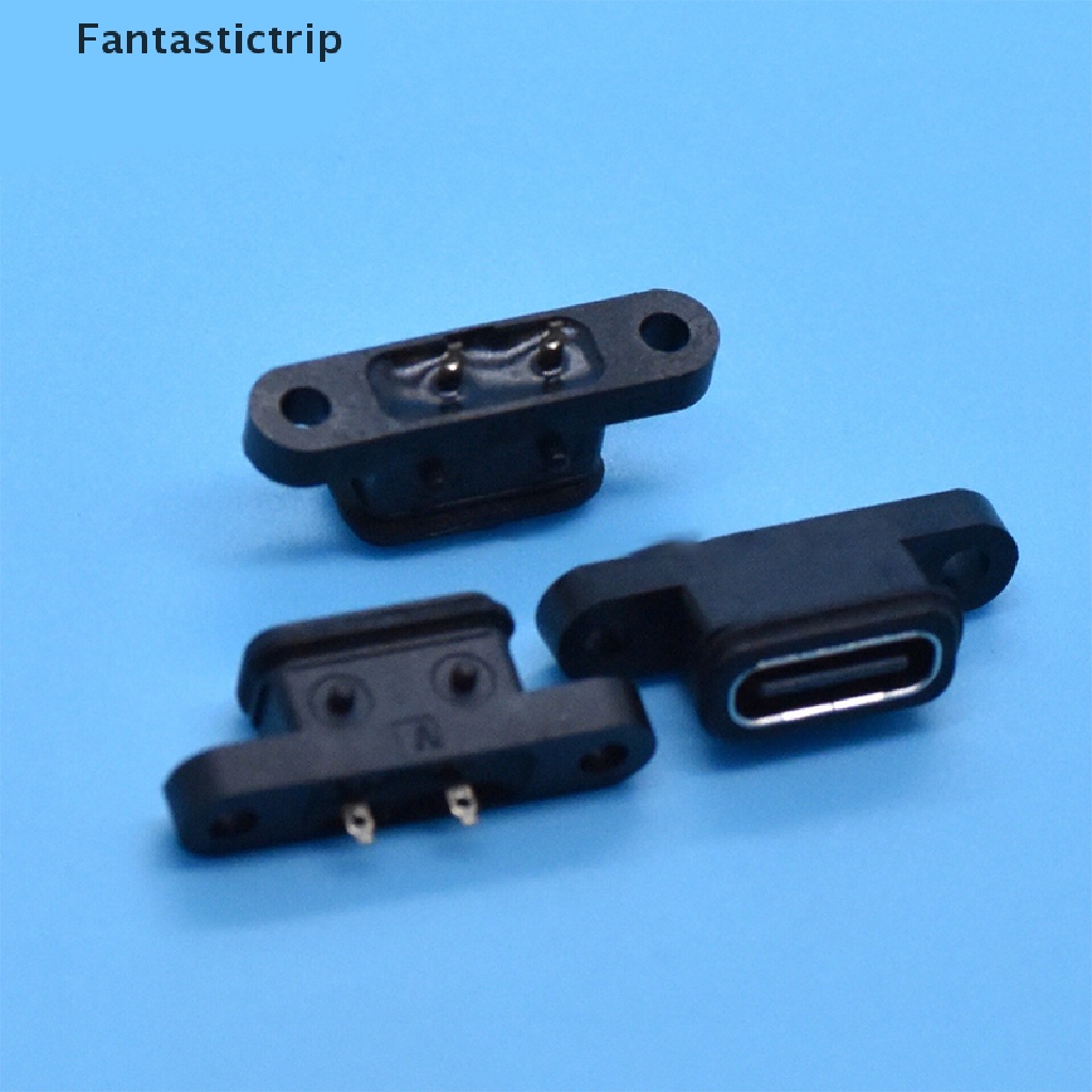 Bộ 2 Ổ Cắm Sạc Nhanh USB C 2Pin Chống Nước