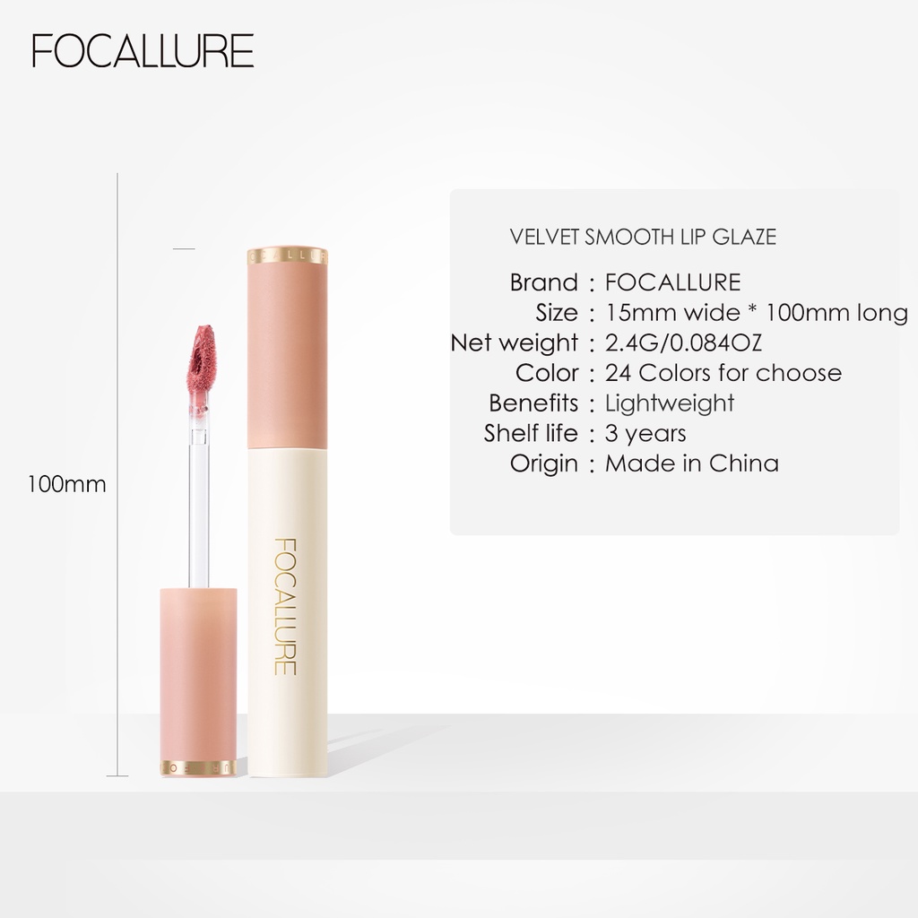 FOCALLURE Son kem lì mềm mịn và dễ tán 2.4g