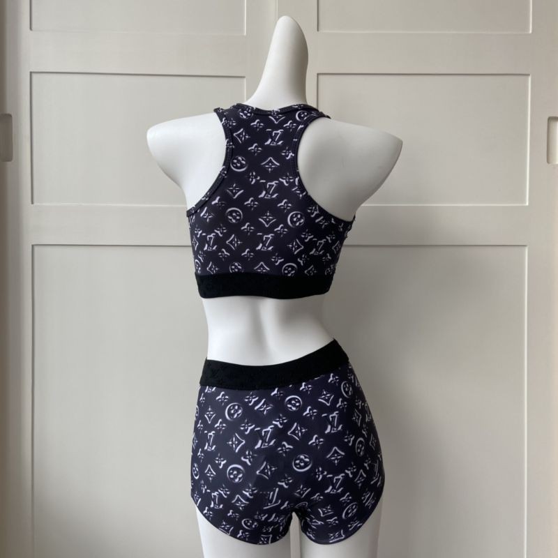 bộ đồ bơi nữ áo bơi ba lỗ+quần bơi in họa tiết LV | BigBuy360 - bigbuy360.vn