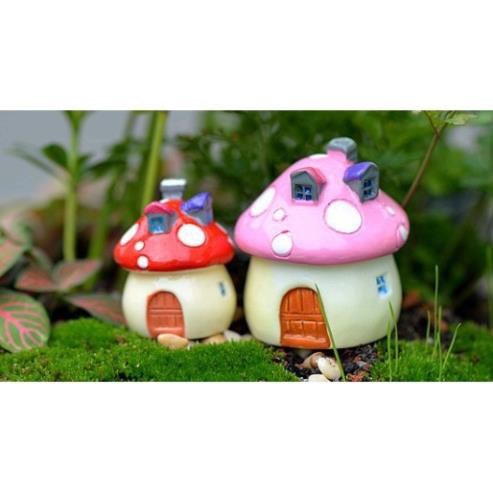 Nhà Nấm - trang trí Tiểu Cảnh, Terrarium, decord mô hình