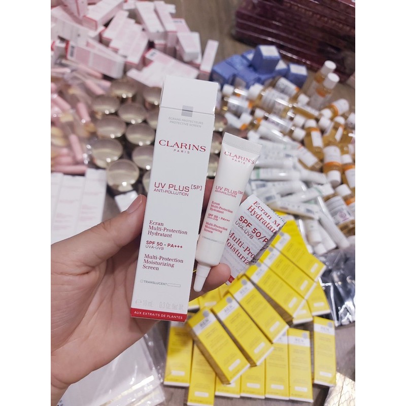 Kem Chống Nắng Clarins UV Plus Anti-Pollution SPF 50 PA++++ Rosy Glow