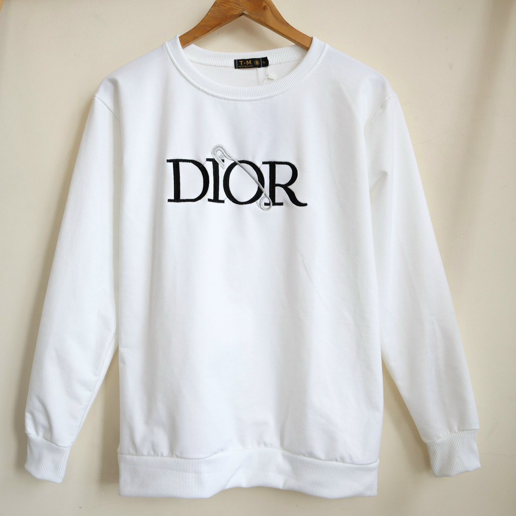 ( MẪU MỚI) Áo nỉ DIOR dài tay mẫu chuẩn thu đông chất liệu vải cotton thấm hút mồ hôi, vải ôm form chuẩn- CÓ VEDEO | BigBuy360 - bigbuy360.vn