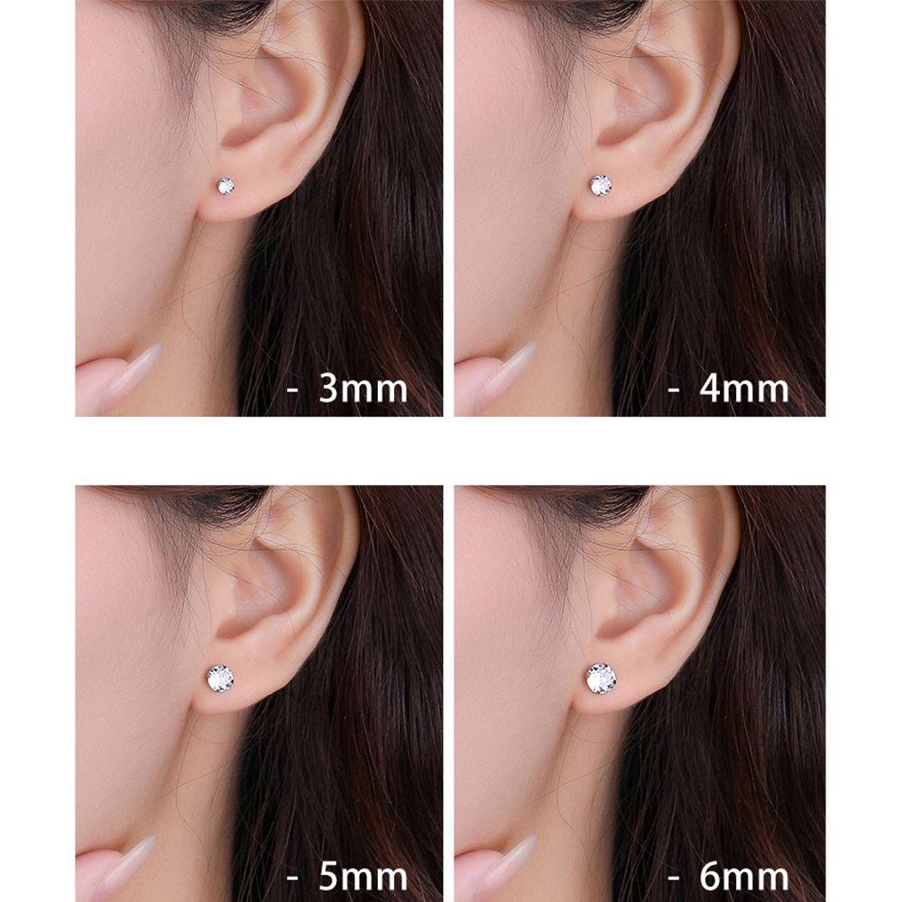 Bông Tai Thanh Lịch Không Gây Dị Ứng S925|Khuyên Tai Mini Chống Nghẹt Thời Trang