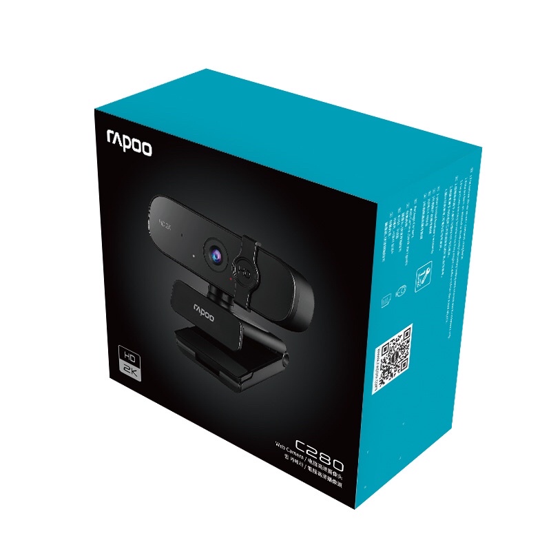 [Mã 1511ELSALE hoàn 7% đơn 300K] Webcam Rapoo C280 chất lượng 2k Uhd 1440p | BigBuy360 - bigbuy360.vn