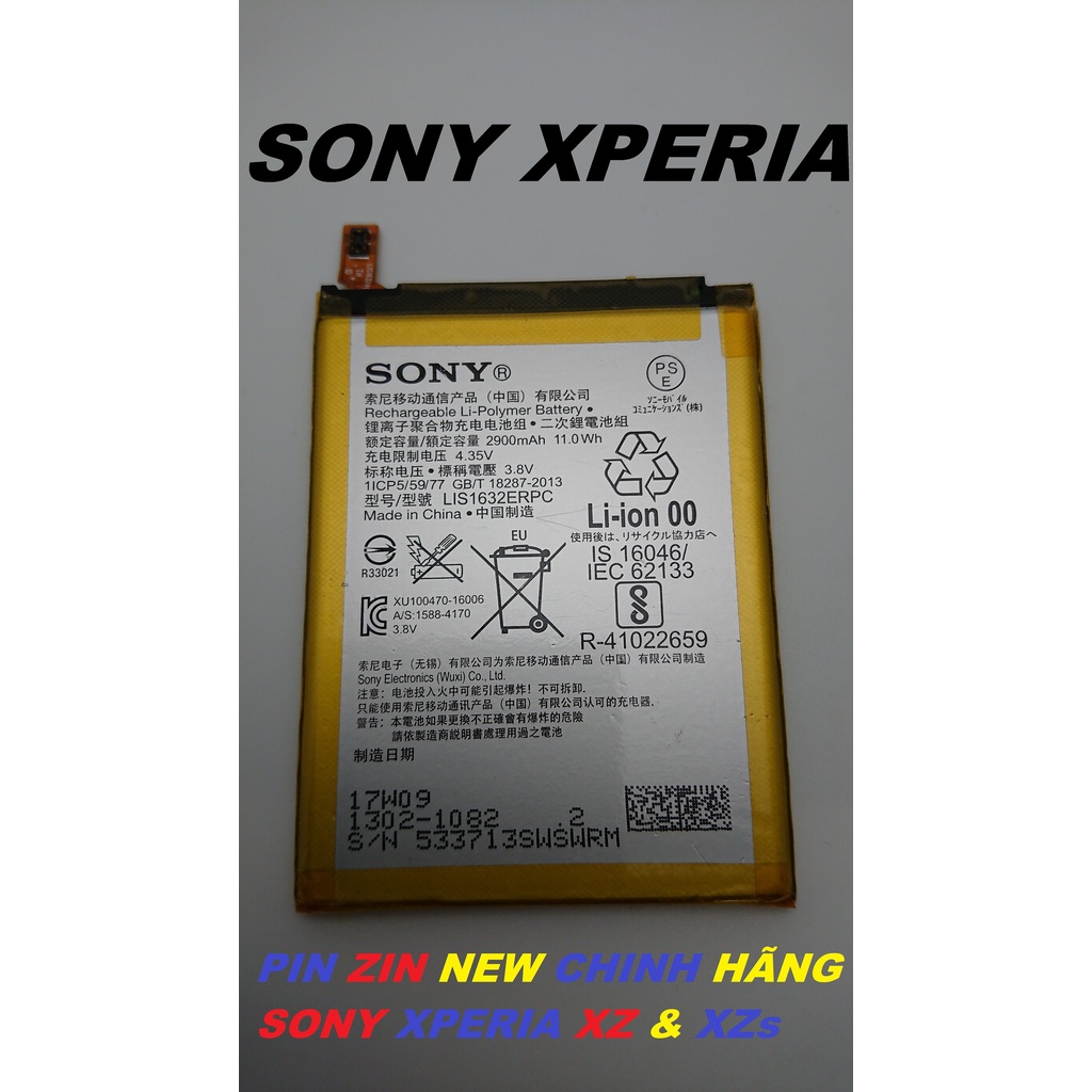 PIN ZIN NEW CHÍNH HÃNG SONY XPERIA XZ&amp;XZS