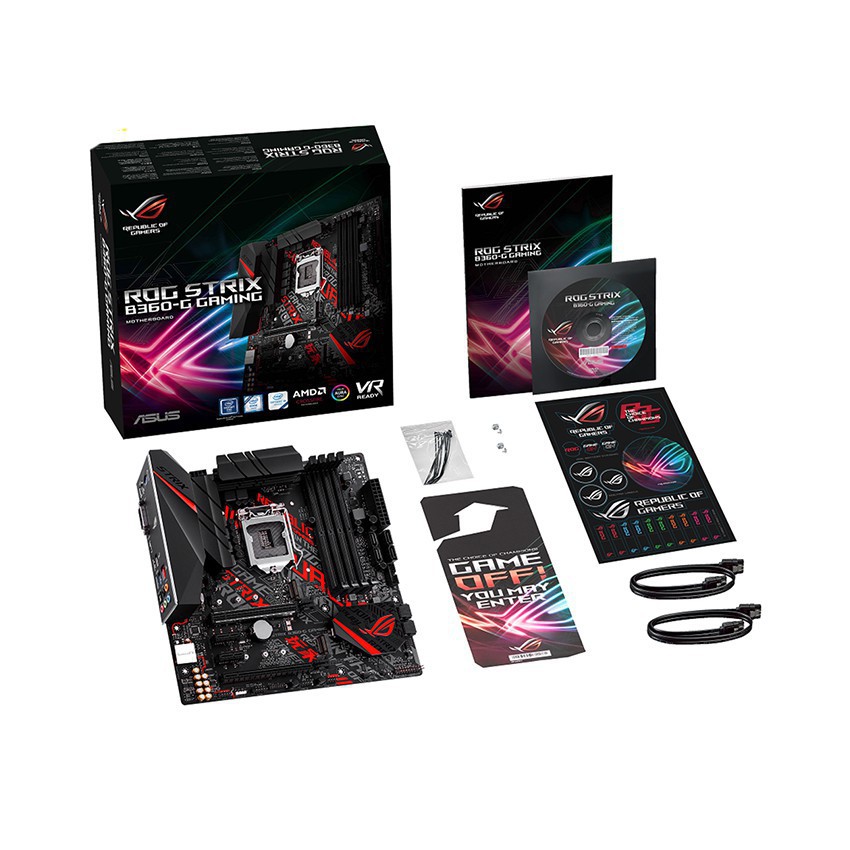 Mainboard ASUS ROG STRIX B360-G GAMING (Intel B360, Socket 1151, m-ATX, 4 khe RAM DDR4)