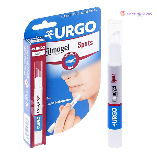 Bút chấm mụn Urgo Filmogel Spots làm mờ mụn, giảm hình thành sẹo tuýp 2ml date 9.2023