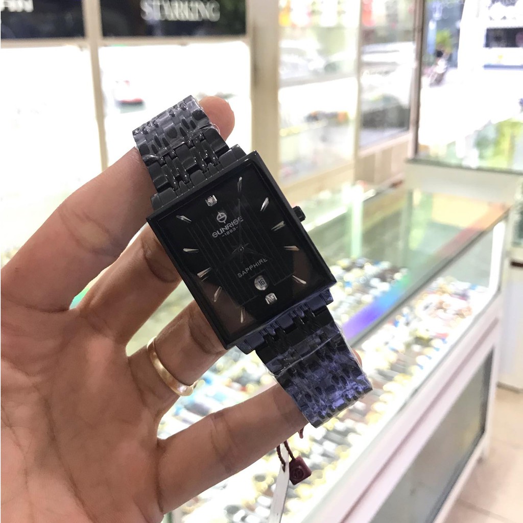 Đồng hồ nam SUNRISE 1190SA full hộp, kính sapphire chống xước chống nước tốt | BigBuy360 - bigbuy360.vn