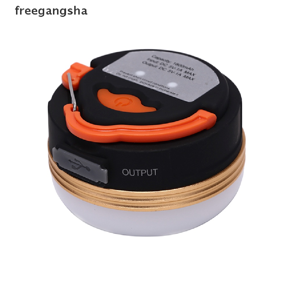 [FREG] Portable LED Hiking Camping Lantern Tent Fishing Lamp Light USB Rechargeable FDH