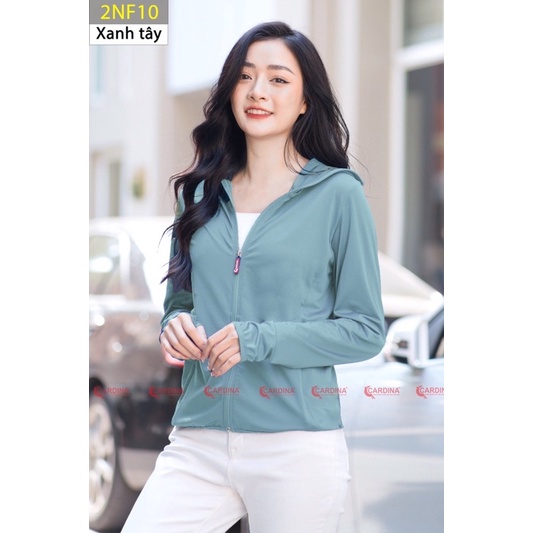 ☾Áo chống nắng nữ 1 lớp Cardina chất thun lạnh cao cấp bảo vệ làn da | BigBuy360 - bigbuy360.vn