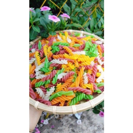 500g NUI XOẮN rau củ ngũ sắc healthy Eatclean