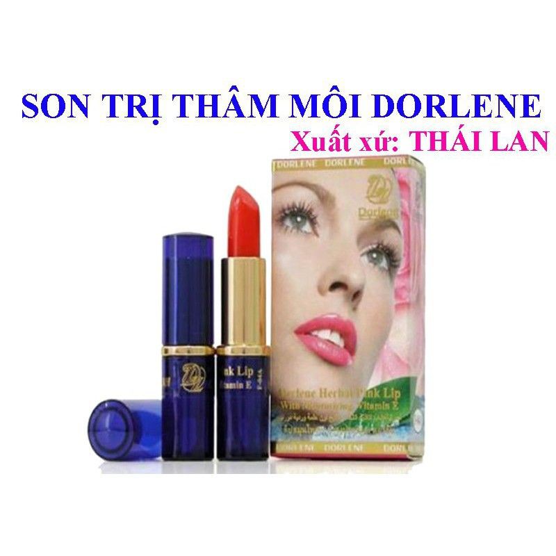 Son Sâm Thâm Môi Dorlene Herbal Pink Lip