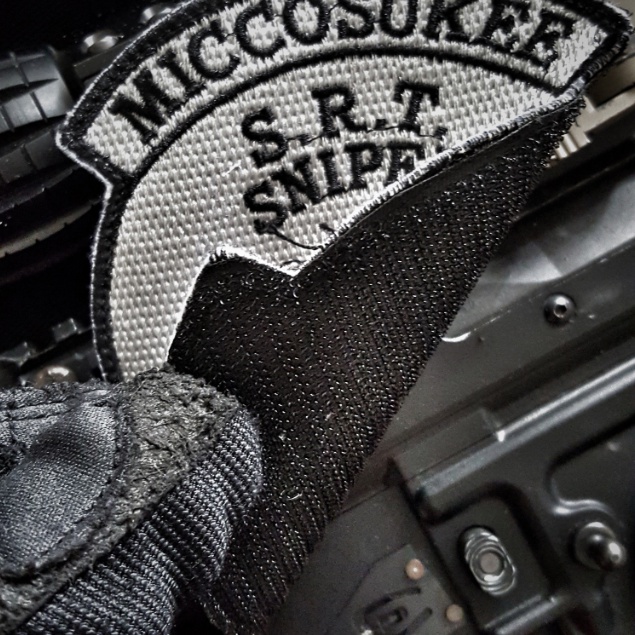 Patch chiến thuật Sniper Police dán ba lô_nón_áo