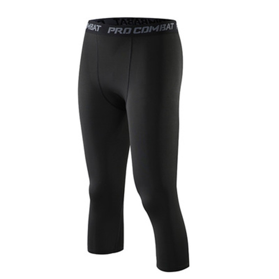 QUẦN GIỮ NHIỆT COMBAT PRO LEGGING NAM TẬP GYM BÓNG ĐÁ BÓNG RỔ CÓ HỌA TIẾT