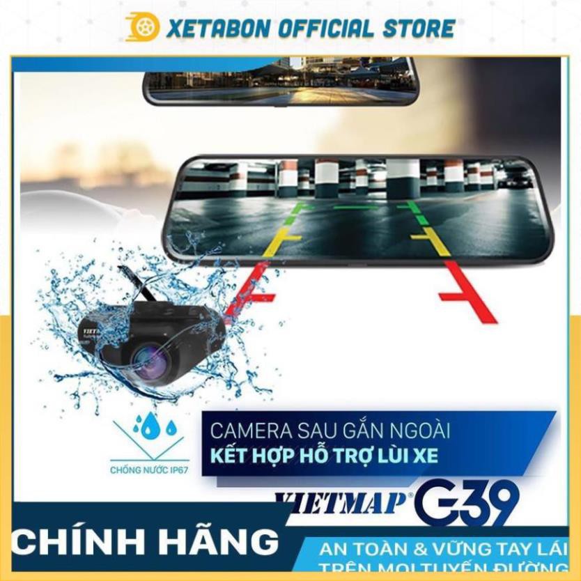 VIETMAP G39-Camera hành trình ô tô Ghi Trước Sau, Chia Sẻ Video Từ Điện Thoại Lên Màn Hình Có GPS + Thẻ Nhớ 32GB | BigBuy360 - bigbuy360.vn