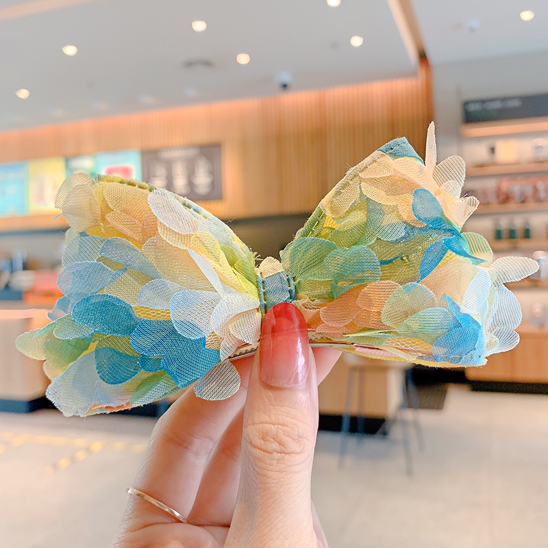 Kẹp Tóc Nơ Công Chúa Phong Cách Hàn Quốc 2022