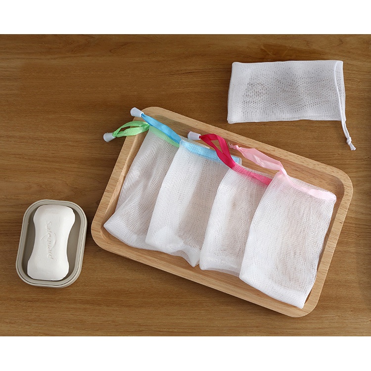 Túi lưới đựng xà phòng tạo bọt tiện lợi, túi dùng Treo xà Phòng, giữ xà phòng khô ráo, Thay thế bông tắm