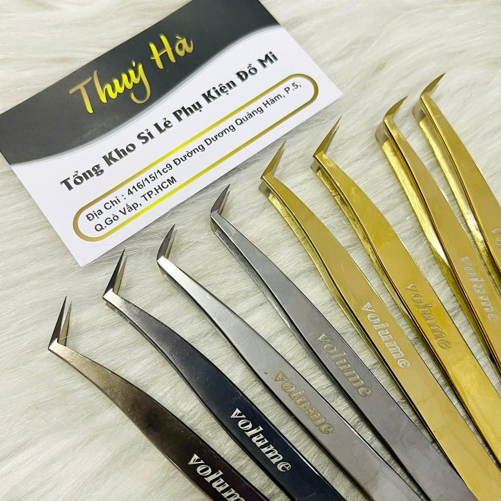 Nhíp nối mi volume gắp 20d -30d Nhật mũi 12mm và 15mm_Dụng cụ nối mi Thúy Hà