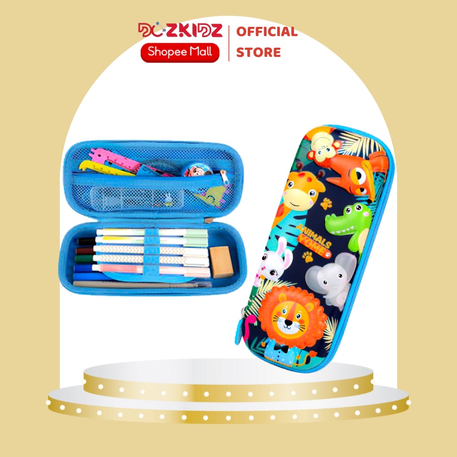 Hộp đựng bút học sinh họa tiết 3D bắt mắt - DOZKIDZ