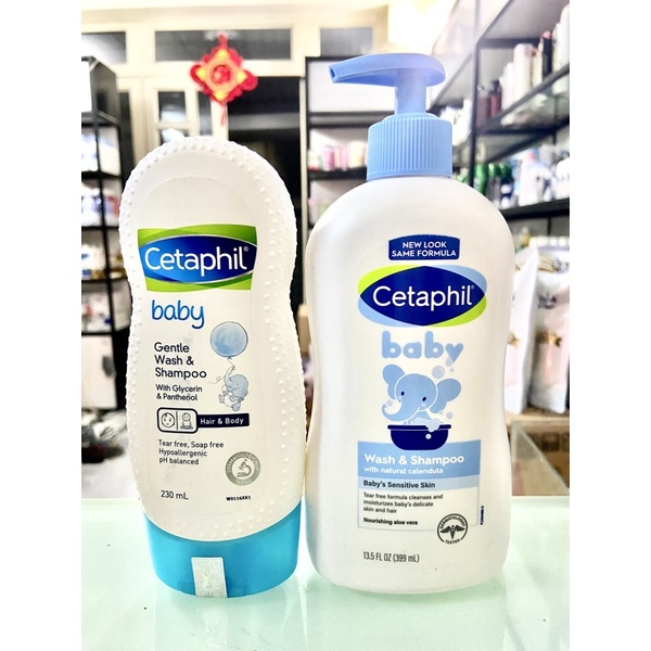 Sữa Tắm, Gội Toàn Thân Cetaphil Wash &amp; Shampoo cho bé