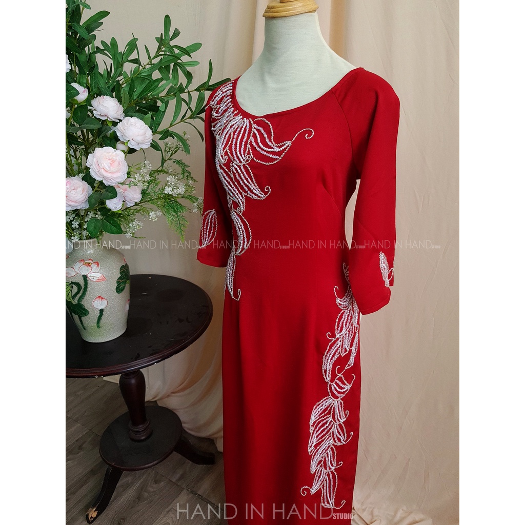 Áo dài trung niên - Mẹ - Bà sui - Hàng Thiết Kế 024