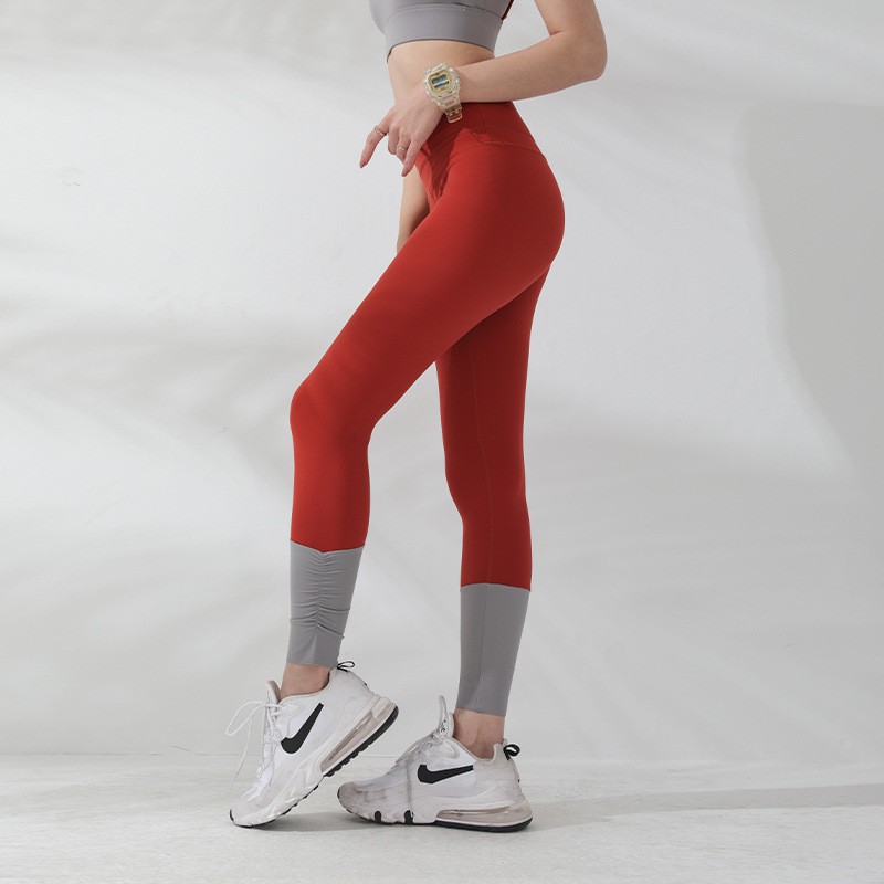 Quần legging HOPPE FUMENG lưng cao co giãn tập yoga chuyên dụng