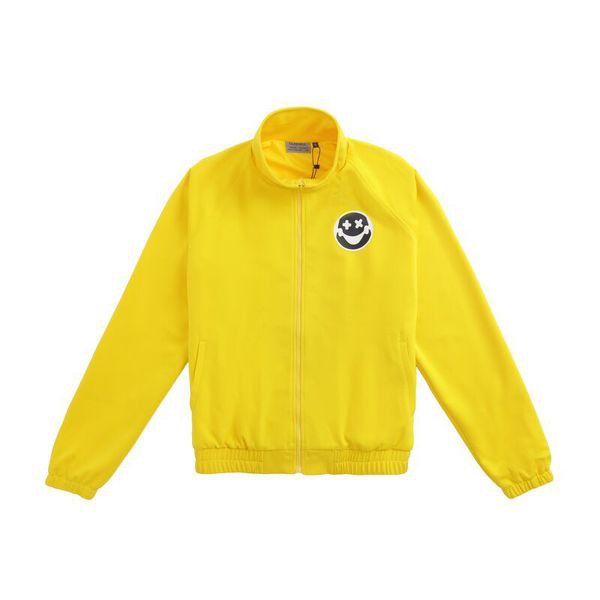 Áo khoác local brand Jacket Clownz Laugh Now Small Logo Coach chất vải nỉ dày dặn, form rộng, dáng unisex