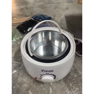 Nồi nấu sáp pro 100 + 100g sáp + que gỗ wax lông