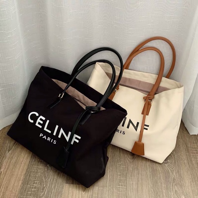 Túi vải CELINF size lớn ( kèm hình thật )