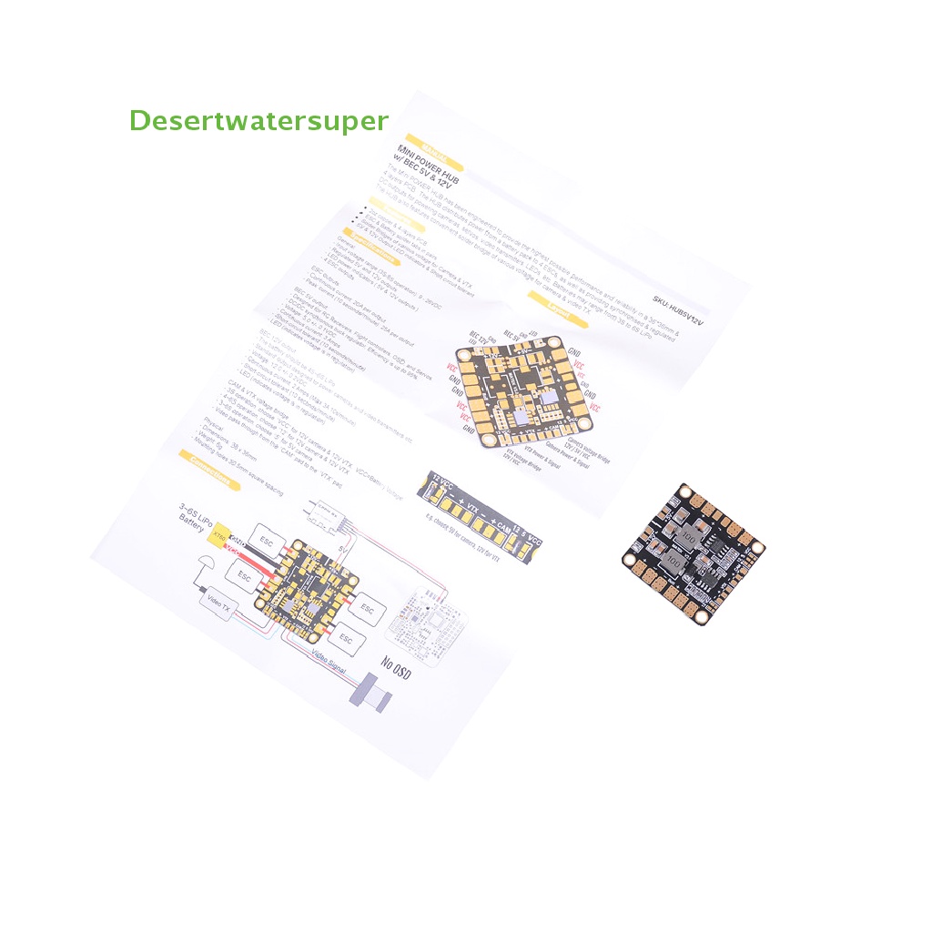 Bảng Phân Phối Nguồn Hub PDB Với BEC 5V &amp; 12V Cho FPV