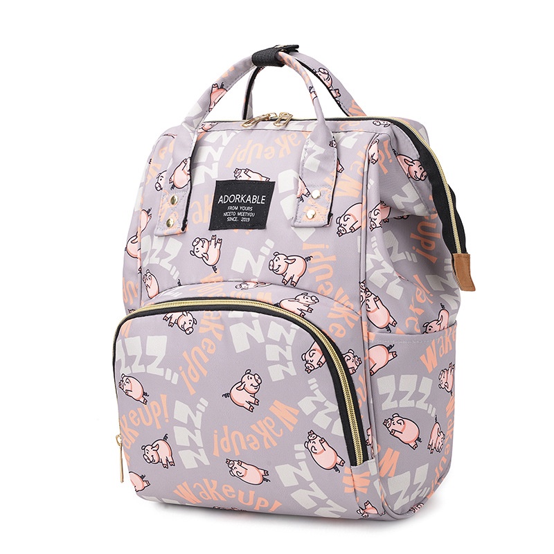 Ba Lô Đựng Tã Lót Bình Sữa Em Bé Đa Năng Gọn Nhẹ